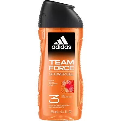 Adidas Gel de Dus Team Force Barbat 250 ml Bax 6 buc.