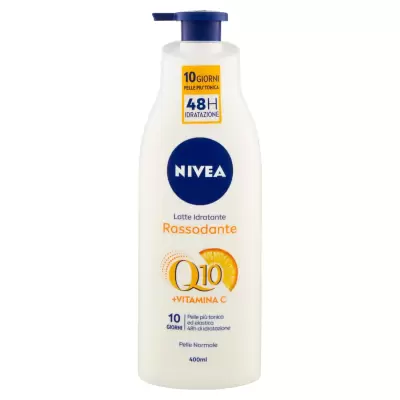 Nivea Lapte hidratant Q10 + Vitamina C fermitate piele normală 400 ml Bax 6 buc