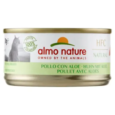 Almo Nature Hrana pentru Pisici Can HFC Pui Natural cu Aloe 70g Bax 24 buc.