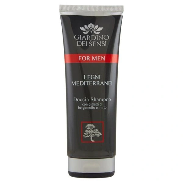 Giardino dei Sensi Gel Dus Sampon Barbati, Lemn Mediteran, 250 ml Bax 6 buc.