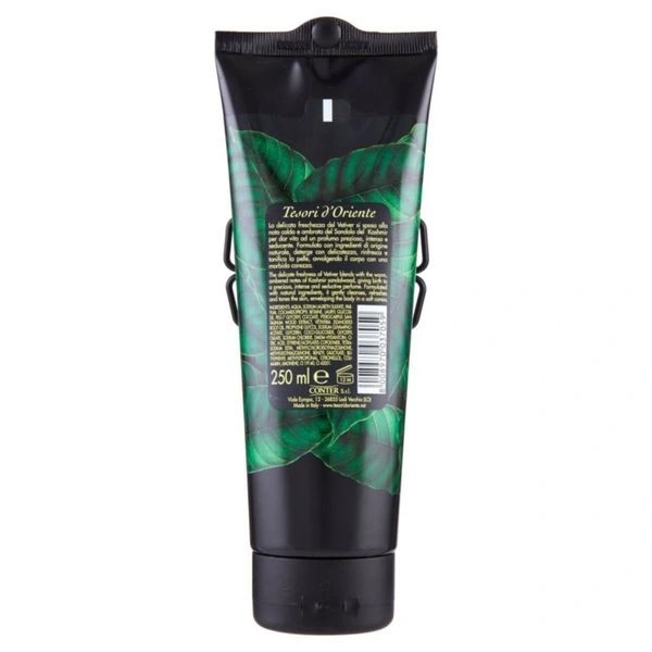 Tesori D'oriente Gel de Dus Sandalo del Kashmir e Vetiver 250 ml Bax 12 buc.