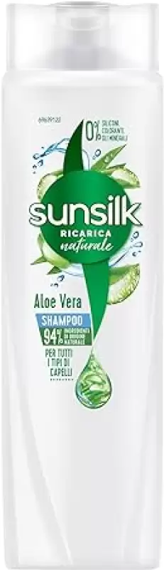 Sunsilk Sampon Natural Refill Aloe Vera pentru Toate Tipurile de Par 250 ml Bax 12 buc.