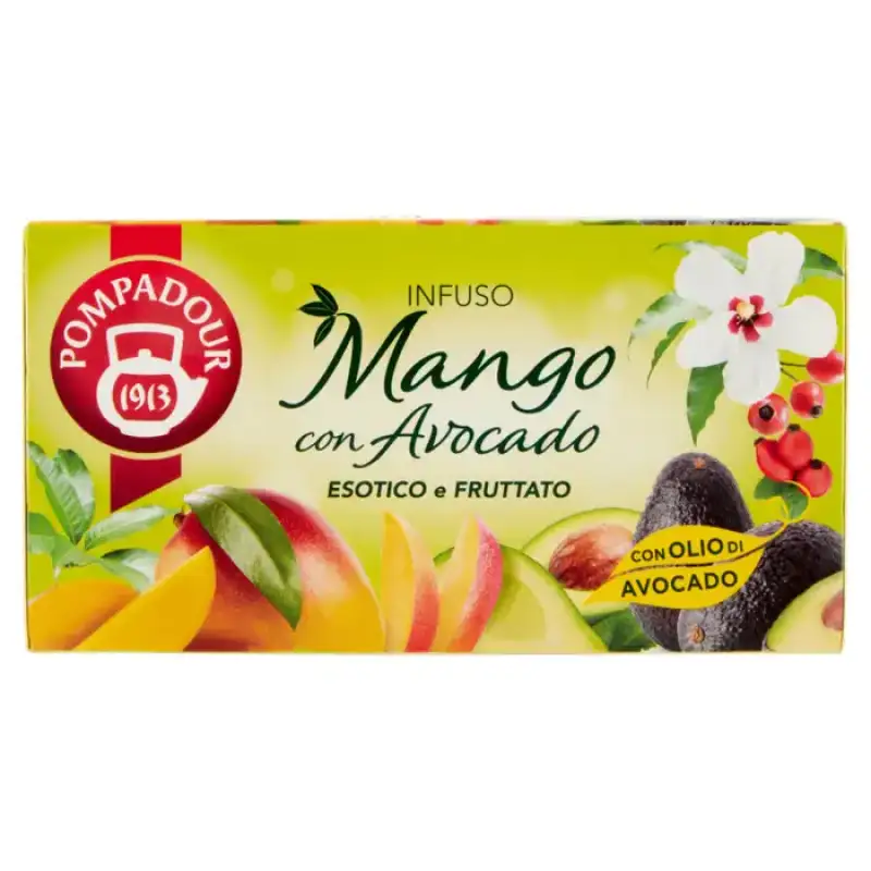 Pompadour Infuzat Mango cu Avocado 20 x 2,5 g