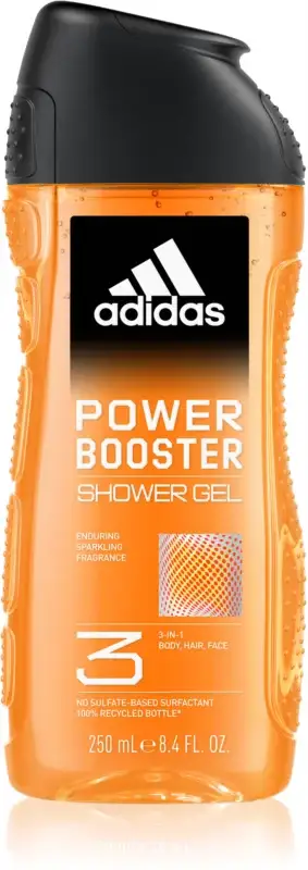 Adidas Gel de Dus Power Booster Barbat 250 ml Bax 6 buc.