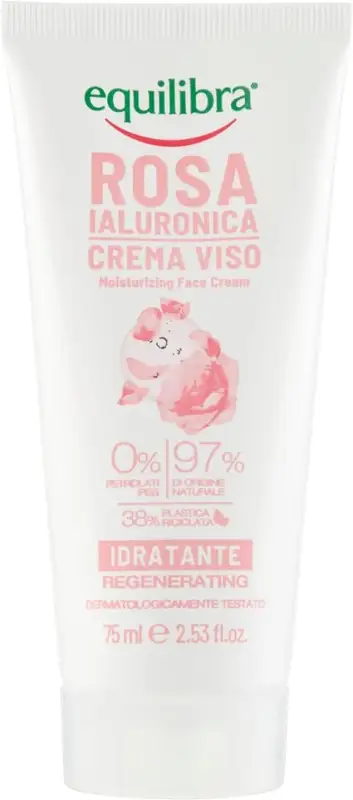 Equilibra Rosa Hyaluronica Crema de Fata Hidratanta 75 ml Bax 6 buc.