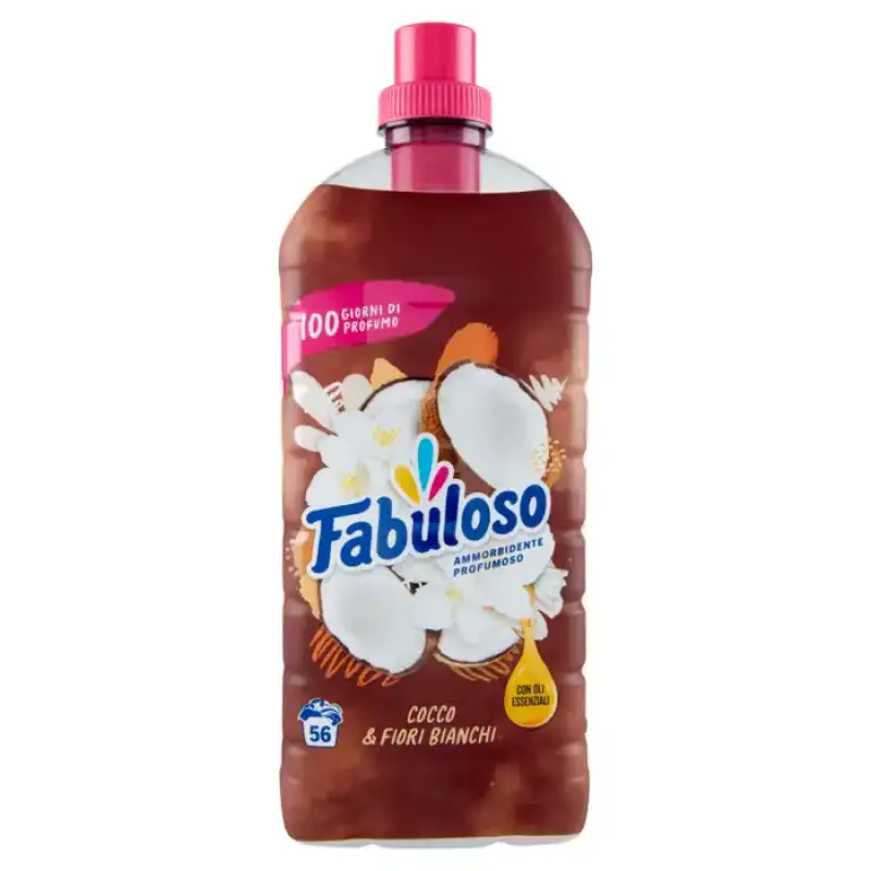 Fabuloso Balsam de Rufe Concentrat Nuca de Cocos 56 spalari 1,25 lt Bax 12 buc.
