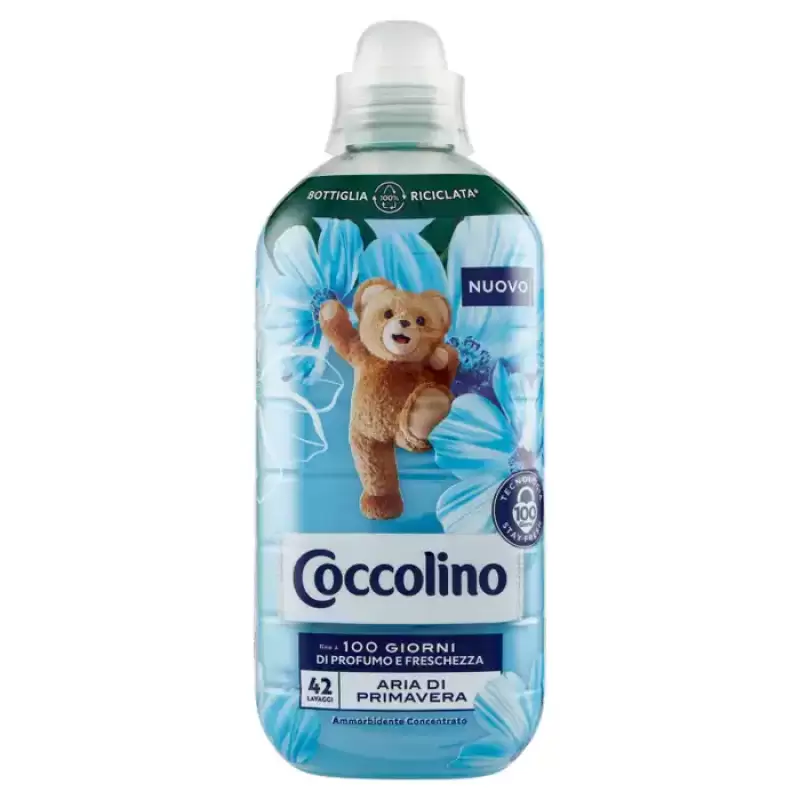 Coccolino Balsam Rufe Concentrat Aer de Primavera 28 spl 645 ml Bax 10 buc.