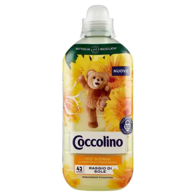 Coccolino Raggio di Sole balsam concentrat 42 spl 980 ml Bax 8 buc.