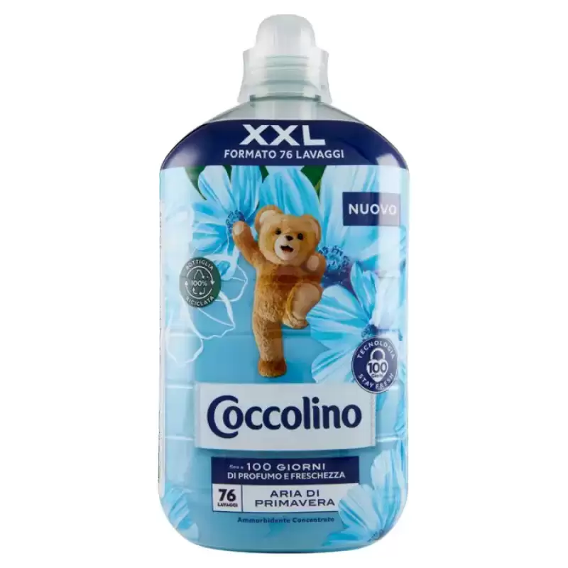 Coccolino Balsam Rufe Concentrat Aer de Primavera 76 spl 1750 ml Bax 6 buc.