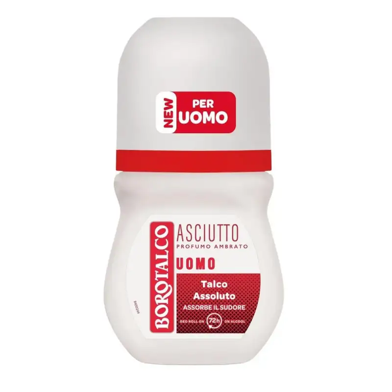 Borotalco Deodorant Roll-on Barbat Talco 50 ml Bax 6 buc.