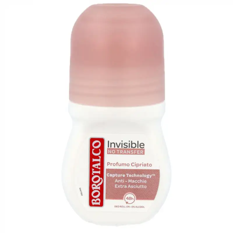 Borotalco Deo Invisibile Rosa Roll-on 50 ml Bax 6 buc.