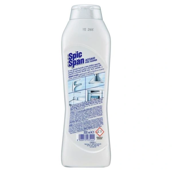 Spic&Span Detergent pentru Otel 500 ml, Bax 6 buc.
