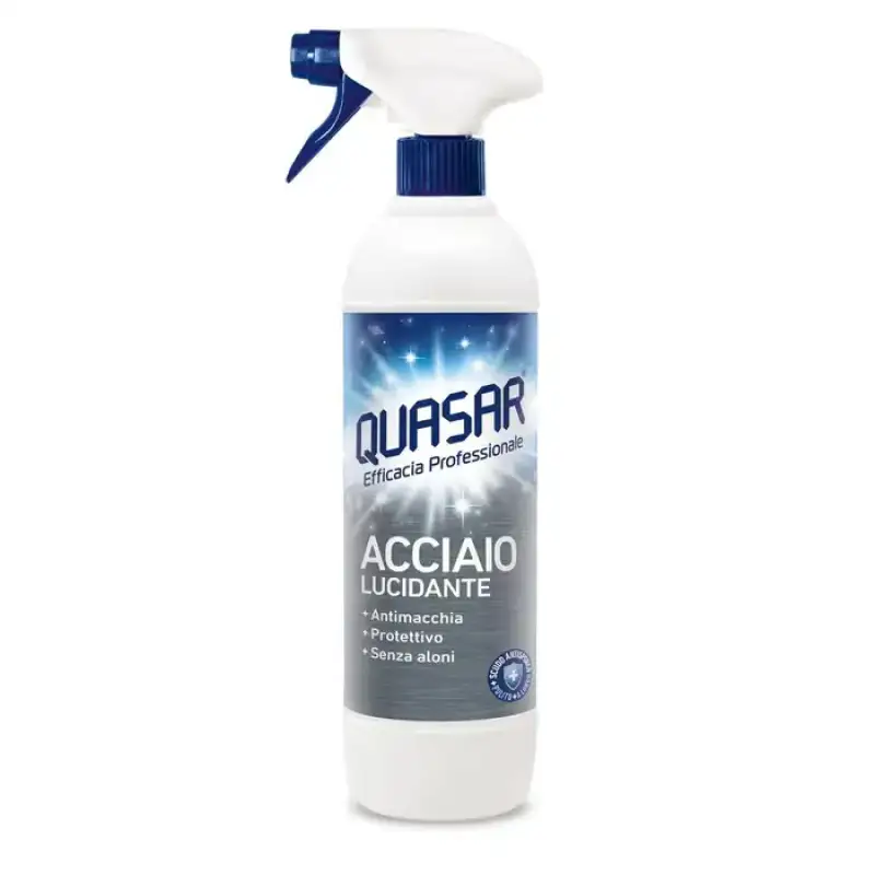 Quasar Detergent Spray Otel Inox 580 ml, Bax 12 buc.