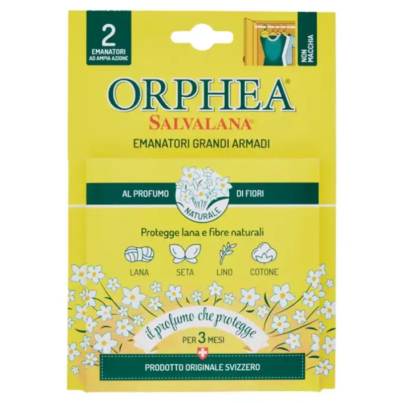 Orphea Emanatori Salvalana cu Parfum de Flori 2 piese pentru Dulapuri Bax 24 buc.