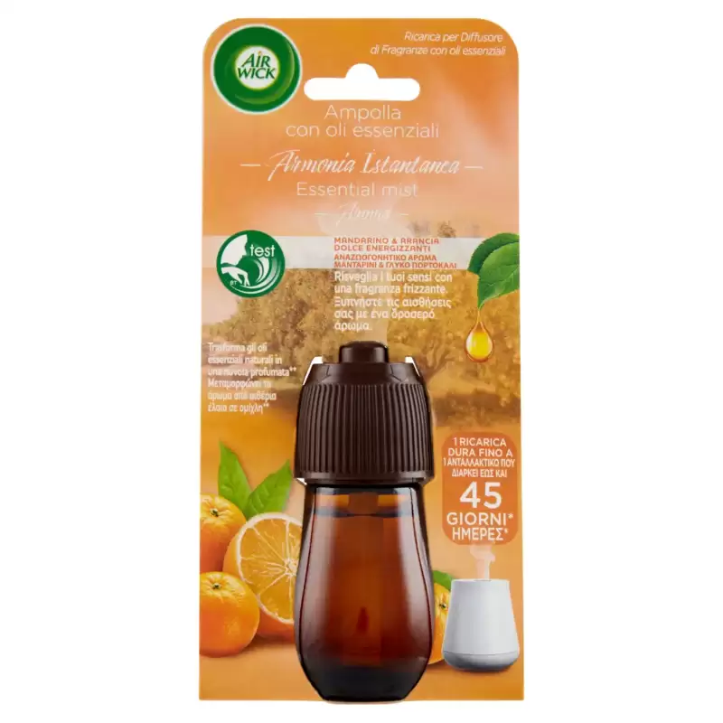 Air Wick Rezerva pentru Difuzor Mandarine si Portocale Dulci 20 ml Bax 6 buc.