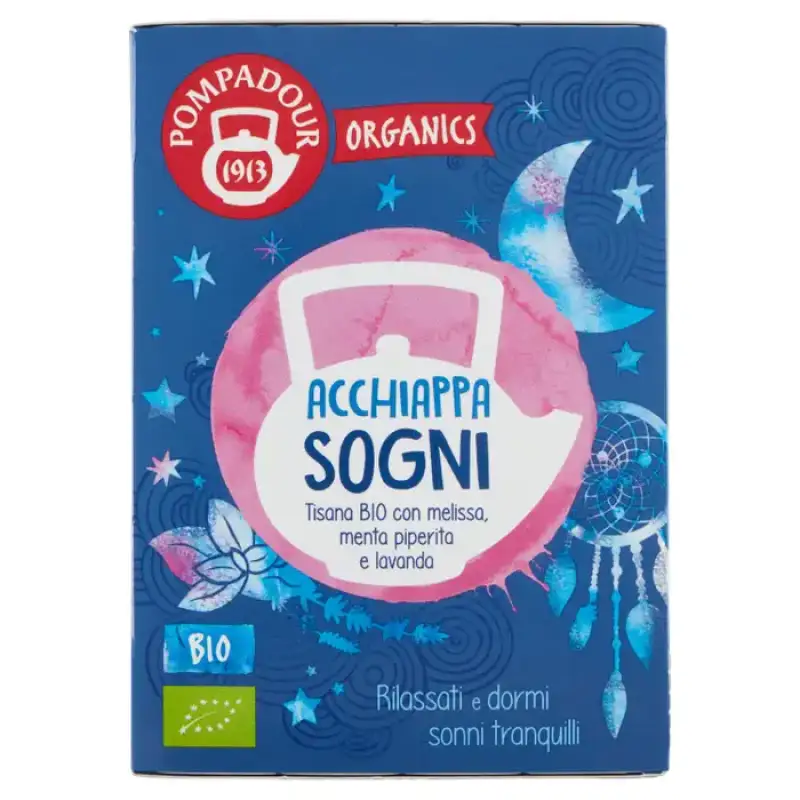 Pompadour Tisana Organics Acchiappa Sogni Bio 15 x 1,7 g Bax 6 buc.