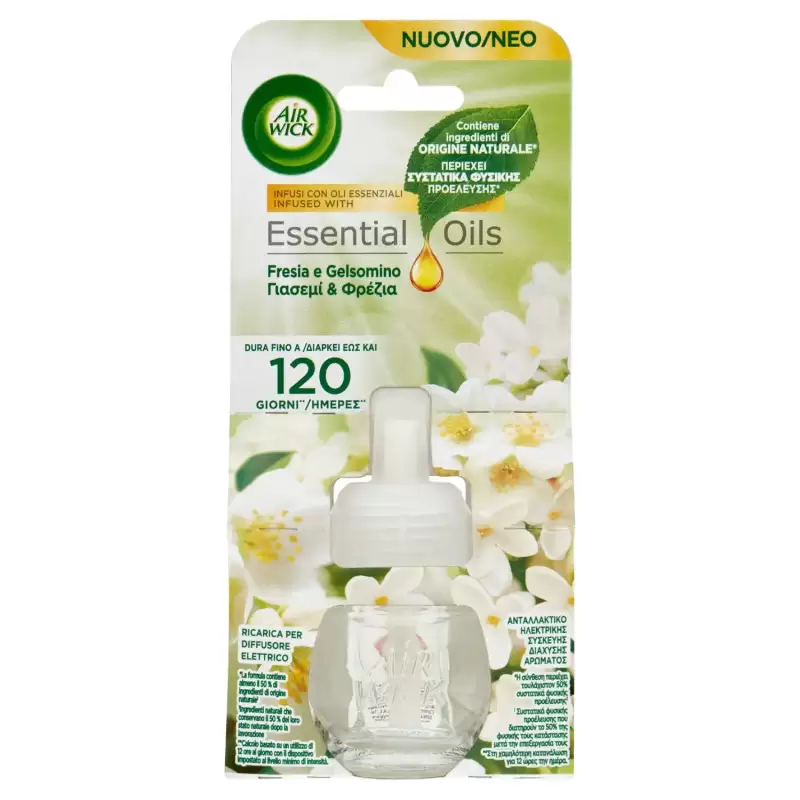 Air Wick Rezerva pentru Odorizant cu Frezie și Iasomie 19 ml Bax 6 buc.