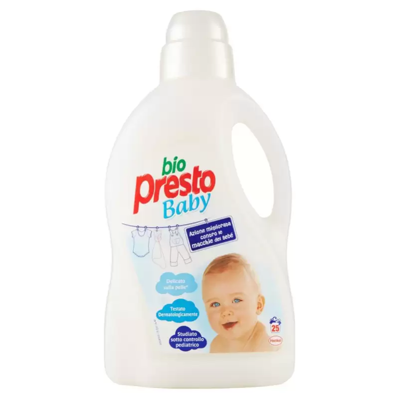 Bio Presto Detergent Rufe Hipoalergenic, 1.5L, Bax 8 buc.