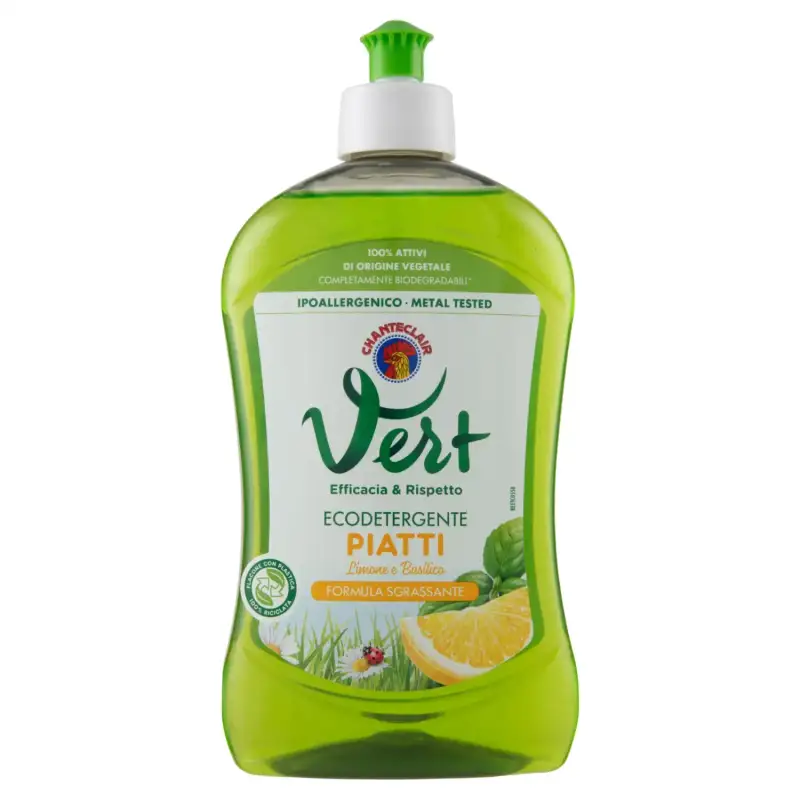 Chanteclair Vert Eco Detergent Pentru Vase Lămâie Si Busuioc 500ml Bax 12 buc.