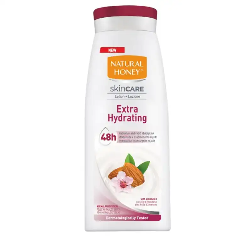 Natural Honey Lotiune Hidratanta cu Ulei de Migdale pentru Piele Normal si Uscat 400 ml Bax 6 buc.