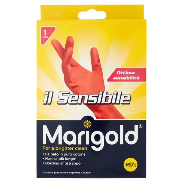Marigold Manusi de Menaj Sensibil Marimea 7/8 Set/1 Bax 12 buc.