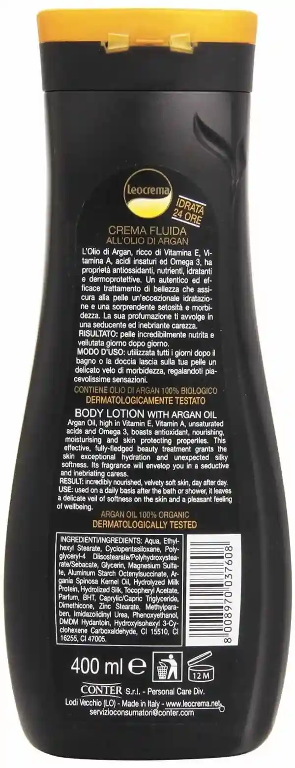 Leocrema Crema de Corp Matasos Ulei de Argan 250 ml, Bax 12 buc.