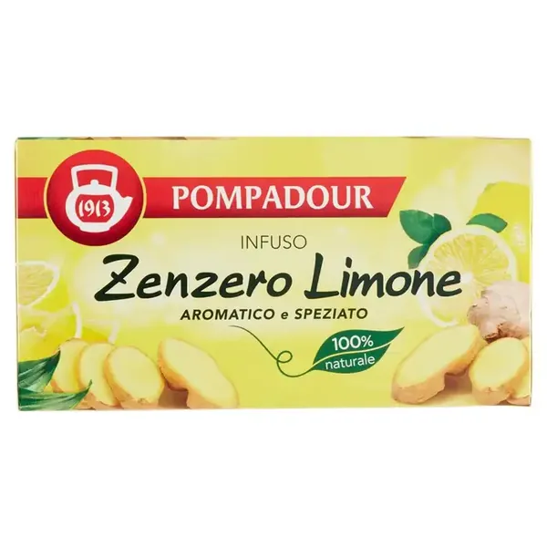 Pompadour Infuzie Ghimbir/Lamaie 20 plic, Bax 12 buc