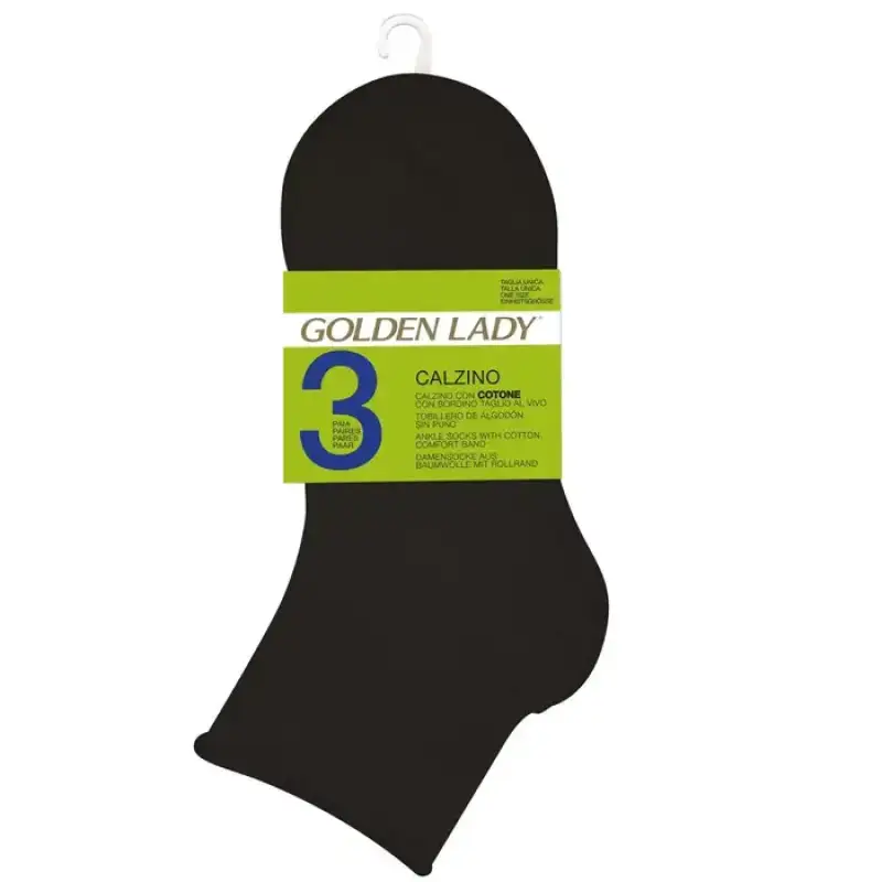 Golden Lady Sosete Sport Dama Alb X3 Bax 3 buc.