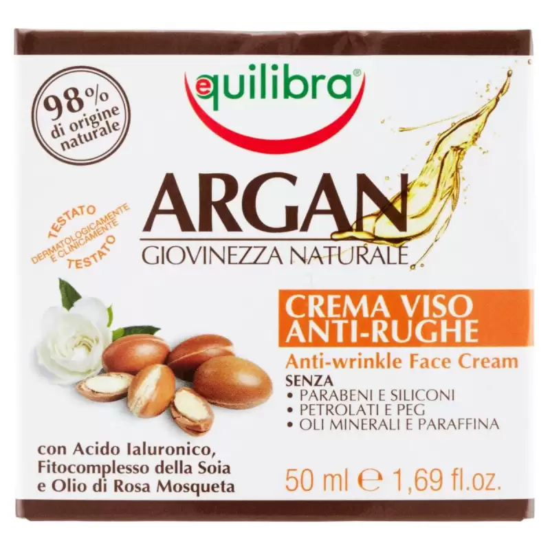 Equilibra Crema Fata Anti-Rid, Argan, 50ML, Bax 6 buc.
