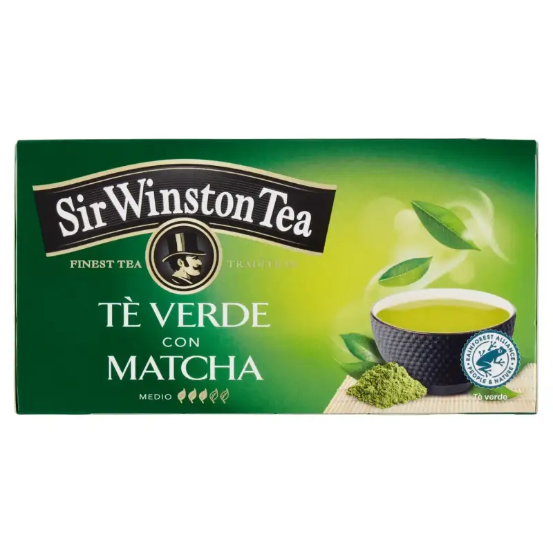 Sir winston Tea Ceai Verde Matcha 20 plic, Bax 12 buc