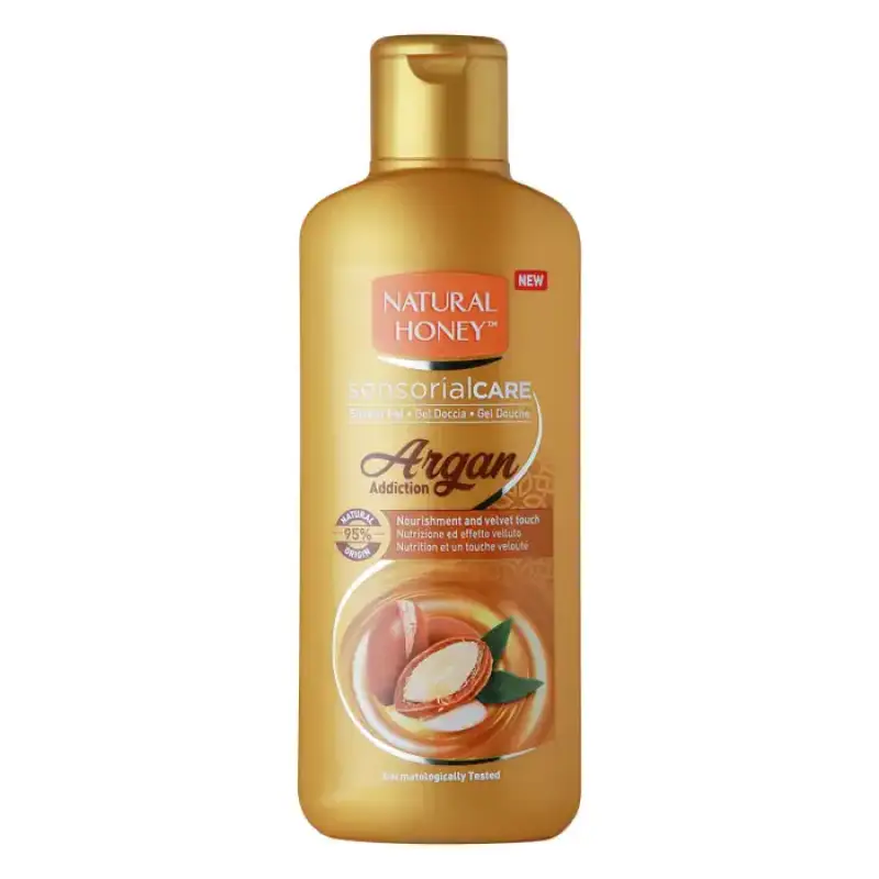 Natural Honey Gel de Dus Argan cu Efect de Catifea 650 ml Bax 12 buc.