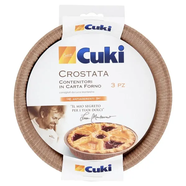 Cuki Anti-aderente Contenitor Cuptor Crostata Tarta 3 buc, Bax 6 Set