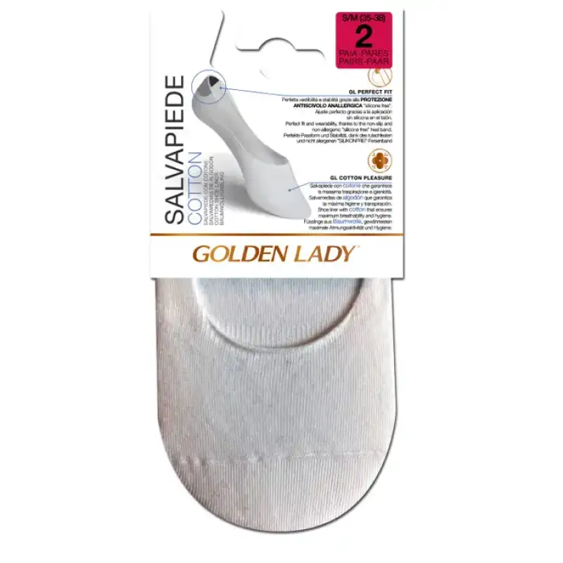 Golden Lady Captuseala de Pantofi Dama din Bombac Alb 35/38 Set/2 Bax 5 buc.
