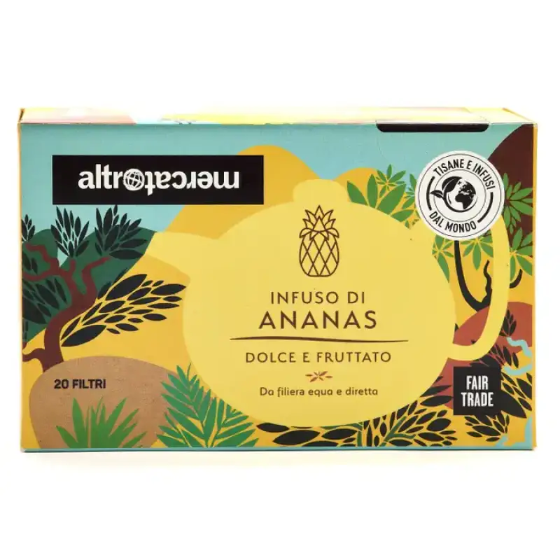 Altromercato Infuz Ananas 20 plic Bax 10 buc