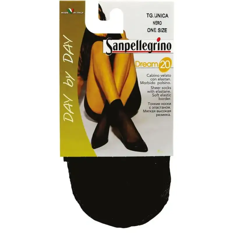 Sanpellegrino Sosete Dream 20 Negru Marime Unica Bax 10 buc.