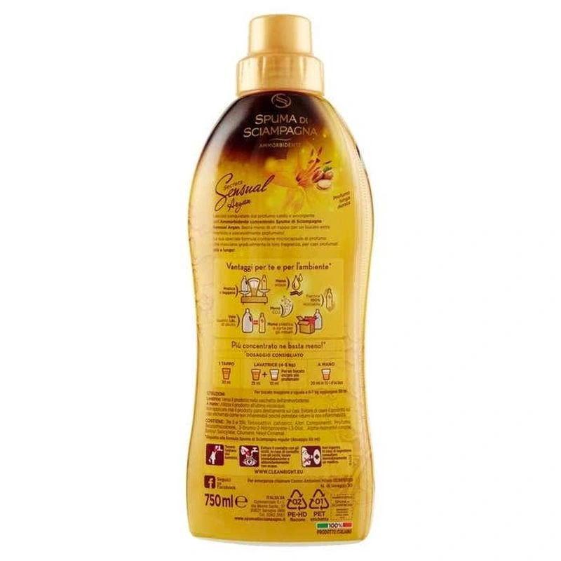 Spuma di Sciampagna Balsam de Rufe cu Argan 750 ml, Bax 6 buc.