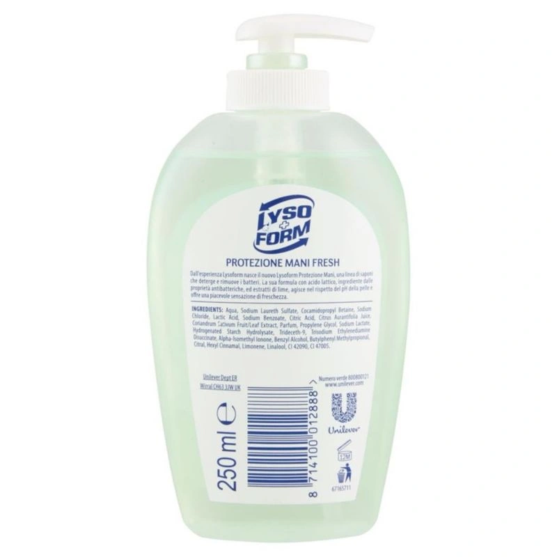 Lysoform Sapun Lichid, Protectie Maini Fresh, 250 ml, Bax 6 buc.