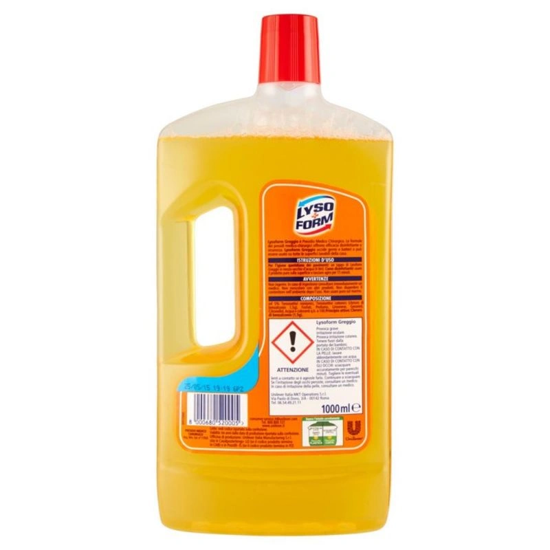 Lysoform Detergent Pardoseli, Brut, 1L, Bax 15 buc.