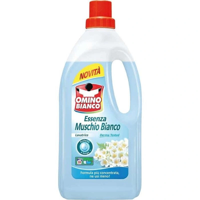 Omino Bianco Detergent Rufe, Mosc Alb, 16 Spalari, 1L, Bax 12 buc.