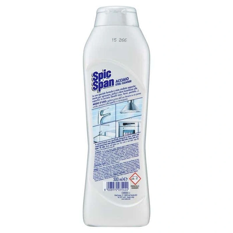 Spic&Span Detergent pentru Otel 500 ml, Bax 6 buc.