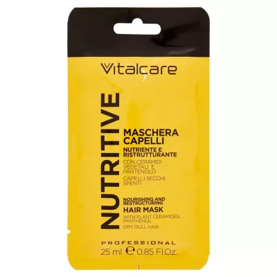 Vitalcare Masca Profesionala Nutritiva si Restructuratoare Par 25 ml Bax 24 buc.