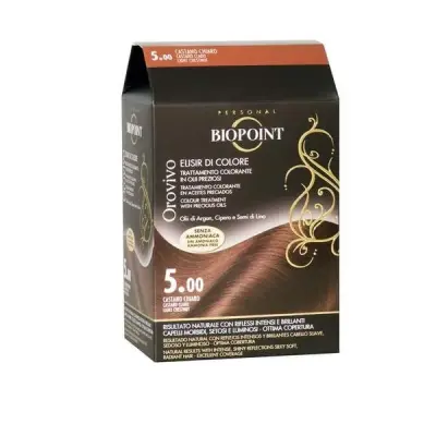 Biopoint Vopsea Parului Maro Deschis 5, Bax 3 buc.