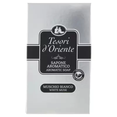 Tesori d'Oriente Sapun Solid Mosc Alb 125 g Bax 24 buc.