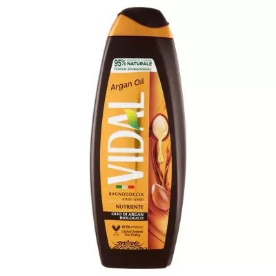 Vidal Gel De Dus Nutritiv Ulei De Argan Organic 500 ml Bax 12 buc.