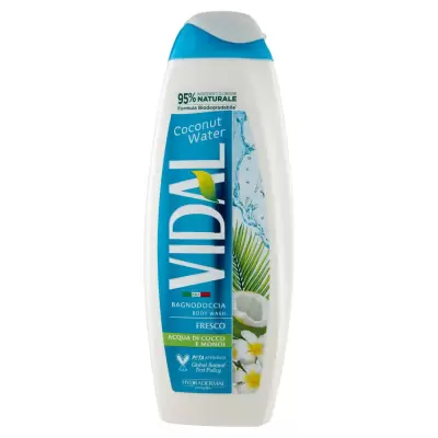Vidal Gel De Dus Cu Apa De Cocos Si Monoi 500 ml Bax 12 buc.