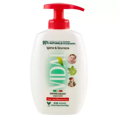 Vidal Săpun Lichid Antibacterian 300 ml Bax 12 buc.