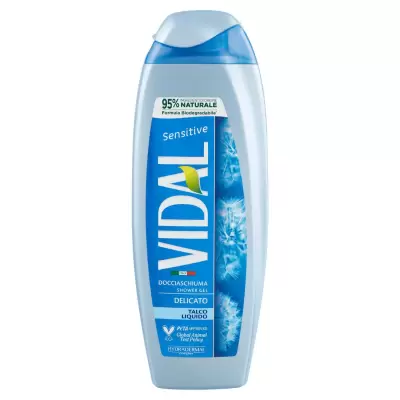 Vidal Gel De Dus Cu Talc 250 ml Bax 12 buc.