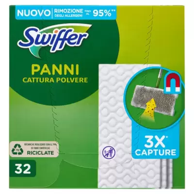 Swiffer Dust Catcher Lavete pentru Swiffer Broom - Reumple 32 de Servetele Bax 6 buc.