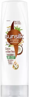 Sunsilk Natural Refill Balsam Cocos/Aloe Vera Par Uscat si fragil 200 ml Bax 12 buc.