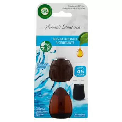 Air Wick Difuzor de Parfum cu Uleiuri esențiale Regenerator Ocean Breeze Refill Rezerva ,20 ml Bax 6 buc.